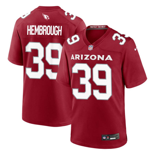 Matt Hembrough Arizona Cardinals Nike Game Jersey - Cardinal