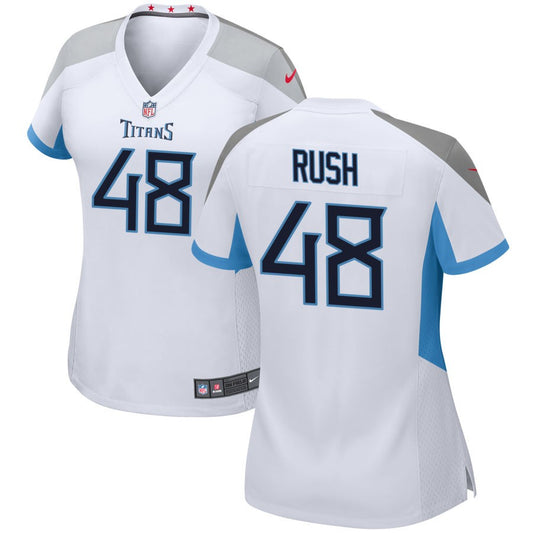 Thomas Rush Tennessee Titans Nike Women's Game Jersey - White