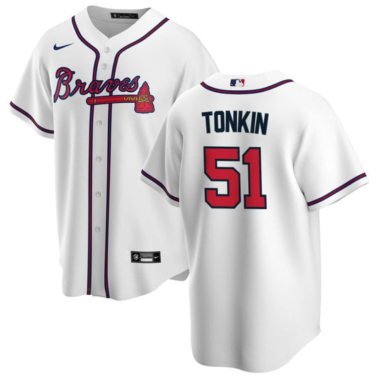 Michael Tonkin Atlanta Braves Nike Home Replica Jersey - White