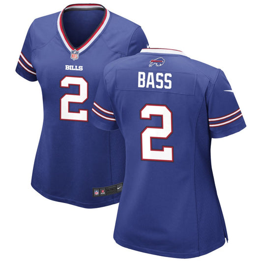 Tyler Bass Buffalo Bills Nike Women's Game Jersey - Royal