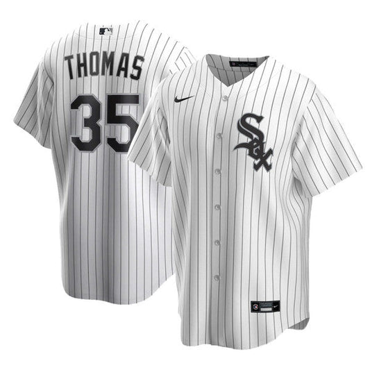 Men's Frank Thomas Chicago White Sox White Home Replica Jersey