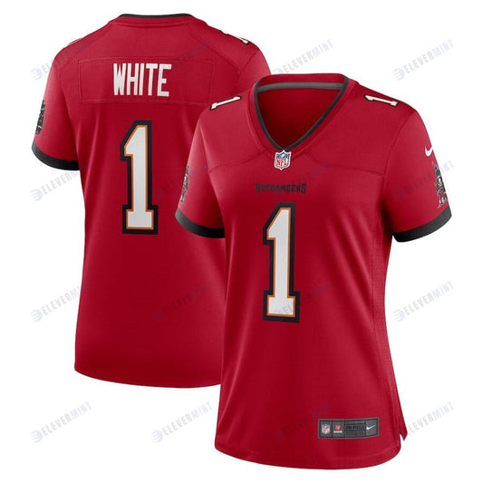 Rachaad White 1 Tampa Bay Buccaneers Women's Game Player Jersey - Red