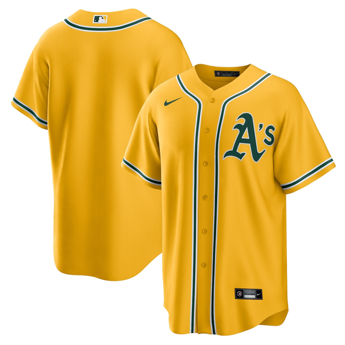 Men's  Nike Athletics Alternate Replica Team Jersey - Gold