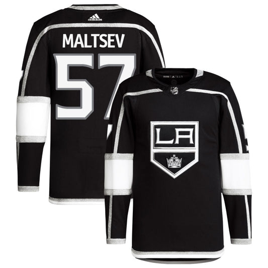 Mikhail Maltsev Los Angeles Kings adidas Home Primegreen Authentic Pro Jersey - Black