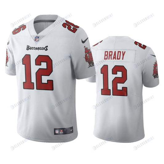 Tom Brady 12 Tampa Bay Buccaneers White Vapor Limited Jersey