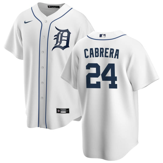 Miguel Cabrera Detroit Tigers Nike Youth Home Replica Jersey - White