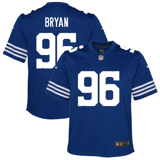 Taven Bryan Indianapolis Colts Nike Youth Alternate Game Jersey - Royal