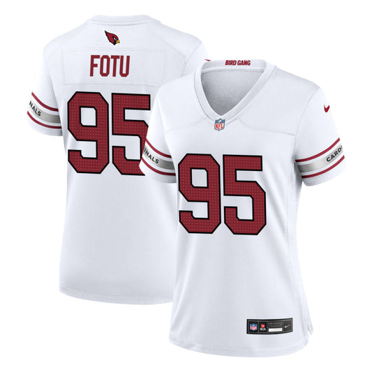 Leki Fotu Arizona Cardinals Nike Women's Game Jersey - White