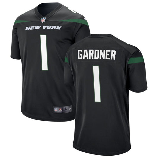 Sauce Gardner New York Jets Nike Alternate Game Jersey - Stealth Black