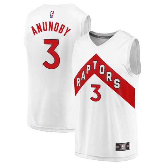 O.G. Anunoby  Toronto Raptors Fanatics Branded Youth Fast Break Replica Jersey - Association Edition - White