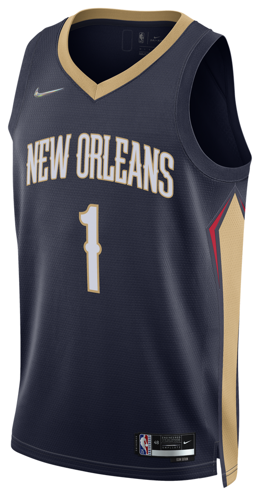 Men's Williamson Zion Nike Pelicans Dri-FIT Swingman DMD Icon Jersey - Navy