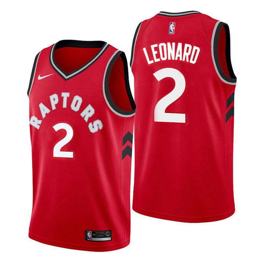 Men's Toronto Raptors Kawhi Leonard Icon Edition Jersey - Red