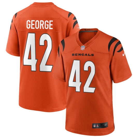 Allan George Cincinnati Bengals Nike Youth Alternate Game Jersey - Orange