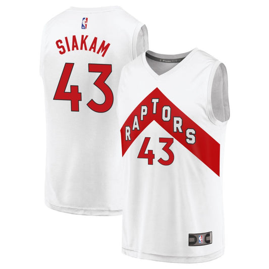 Pascal Siakam  Toronto Raptors Fanatics Branded Youth Fast Break Replica Jersey - Association Edition - White