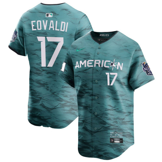 Nathan Eovaldi  American League Nike 2023 MLB All-Star Game Pick-A-Player Limited Jersey - Teal