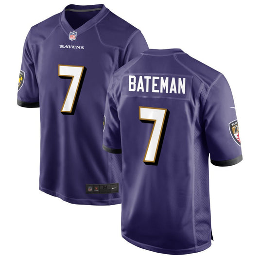 Rashod Bateman Baltimore Ravens Nike Game Jersey - White