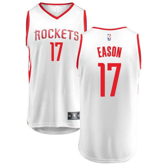 Tari Eason Houston Rockets Fanatics Branded Fast Break Replica Jersey White - Association Edition