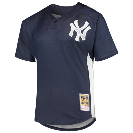 Men's Derek Jeter Mitchell & Ness Yankees Cooperstown Mesh Batting Practice Jersey - Navy