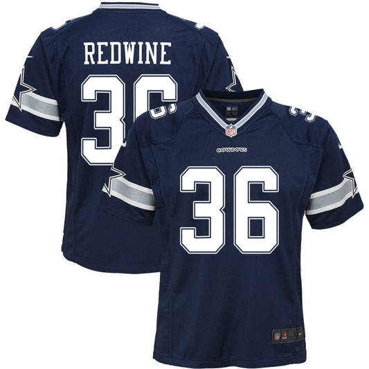 Sheldrick Redwine Dallas Cowboys Nike Youth Game Jersey - Navy