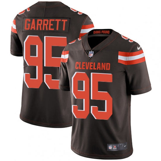 Men's Cleveland Browns Myles Garrett Limited Player Jersey Brown