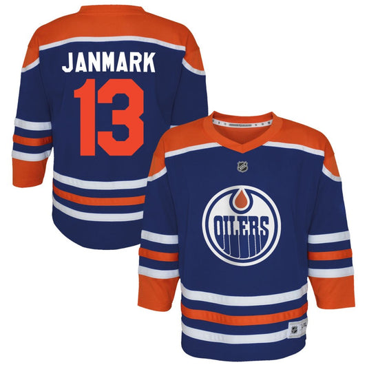 Mattias Janmark  Edmonton Oilers Outerstuff Preschool Home Replica Jersey - Royal