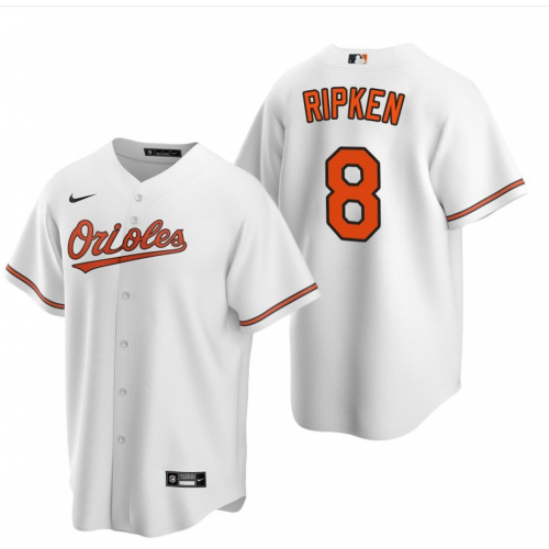 Men's Cal Ripken Jr. White Baltimore Orioles Home Cooperstown Collection Player Jersey