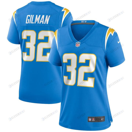 Alohi Gilman 32 Los Angeles Chargers Women's Game Jersey - Powder Blue