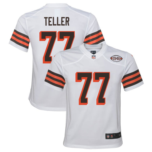 Wyatt Teller Cleveland Browns Nike Youth Alternate Jersey - White