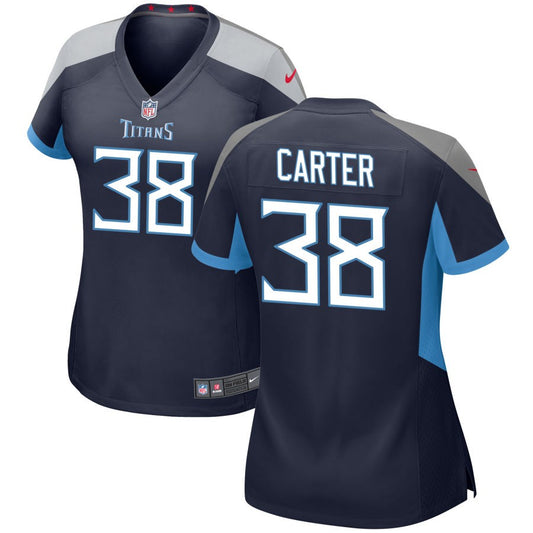 Shyheim Carter Tennessee Titans Nike Women's Game Jersey - Navy