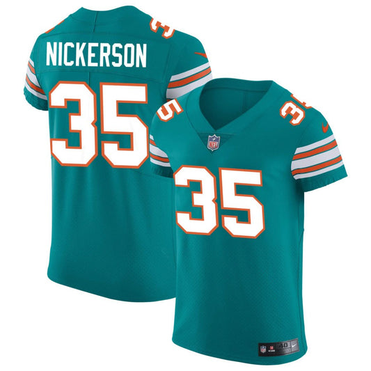 Parry Nickerson Miami Dolphins Nike Elite Vapor Untouchable Jersey - Aqua