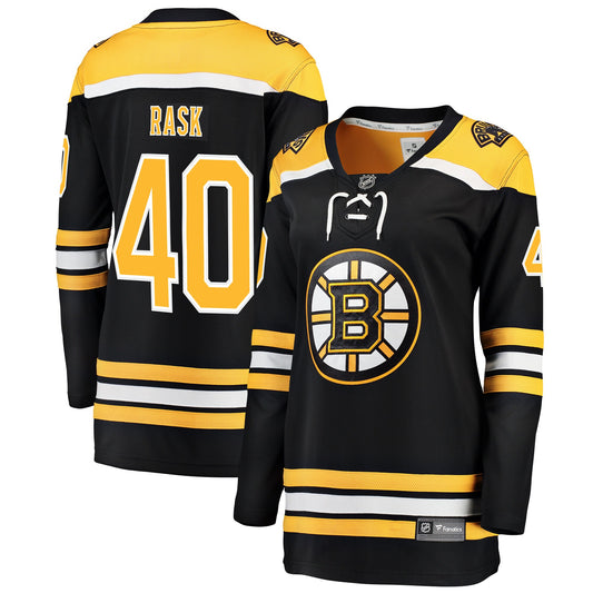 Tuukka Rask Boston Bruins Fanatics Branded Women's Home Breakaway Player Jersey - Black