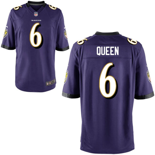 Patrick Queen Baltimore Ravens Nike Youth Game Jersey - Purple