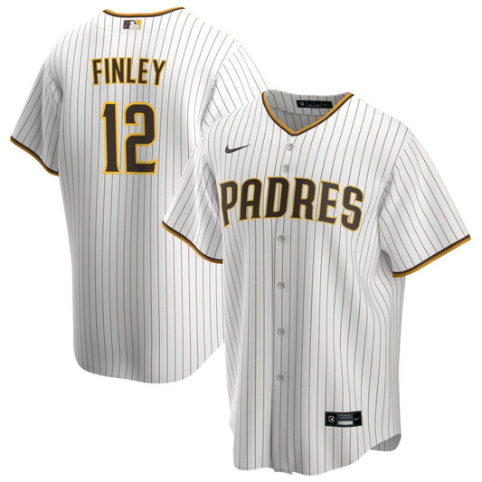 Steve Finley San Diego Padres Nike Home RetiredReplica Jersey - White