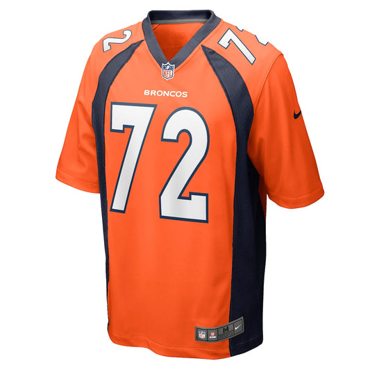 Men's Garett Bolles Nike Broncos Game Jersey - Orange