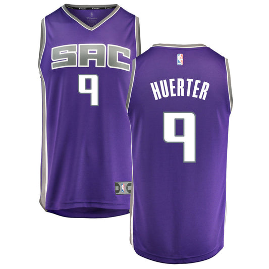 Kevin Huerter Sacramento Kings Fanatics Branded Fast Break Replica Jersey Purple - Icon Edition