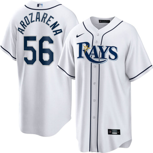 Mens Tampa Bay Rays Randy Arozarena Cool Base Replica Jersey White