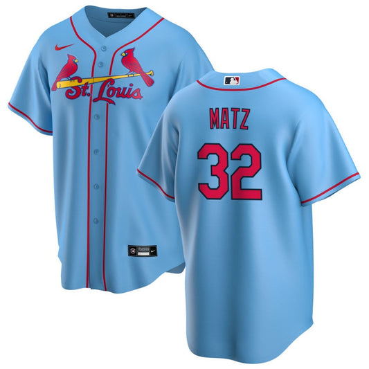 Steven Matz St. Louis Cardinals Nike Alternate Replica Jersey - Light Blue