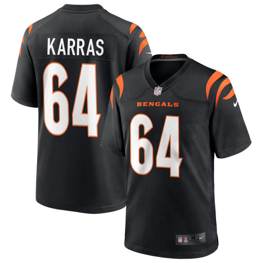 Ted Karras Cincinnati Bengals Nike Game Jersey - Black