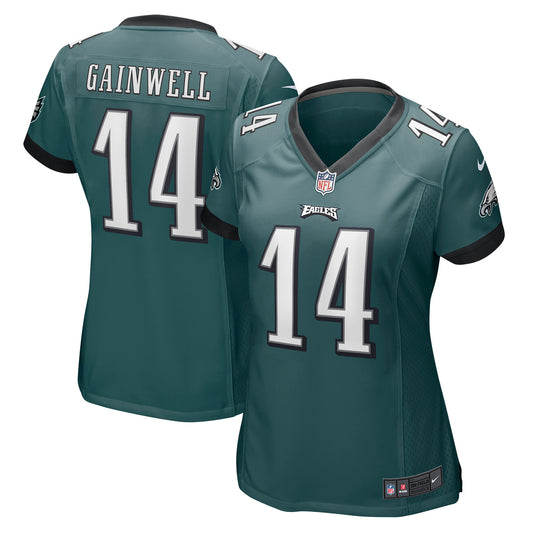 Kenneth Gainwell Philadelphia Eagles Nike Women's Game Jersey - Midnight Green