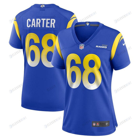 T.J. Carter Los Angeles Rams Women's Game Player Jersey - Royal