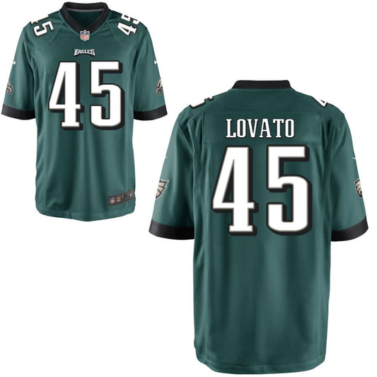 Rick Lovato Philadelphia Eagles Nike Youth Game Jersey - Midnight Green