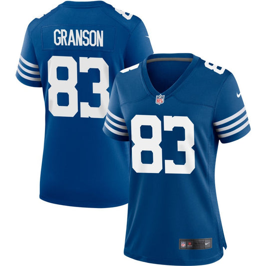 Kylen Granson Indianapolis Colts Nike Women's Alternate Jersey - Royal