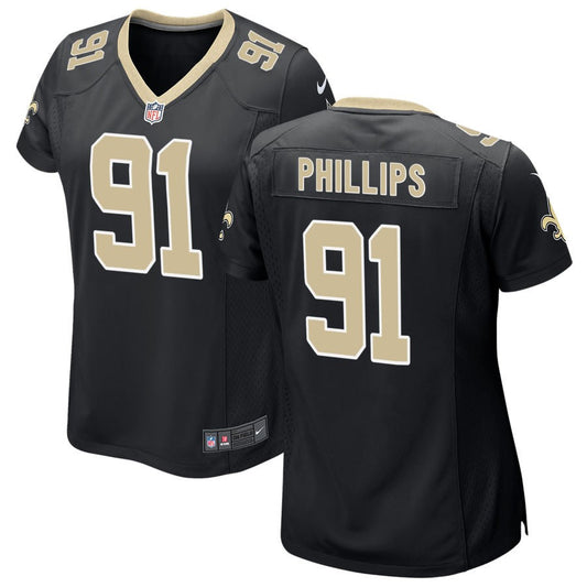 Kyle Phillips New Orleans Saints Nike Women's Game Jersey - Black