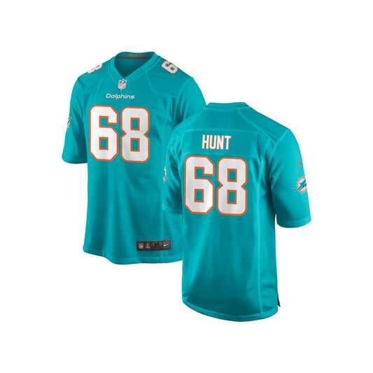 Robert Hunt Miami Dolphins Nike Youth Game Jersey - Aqua