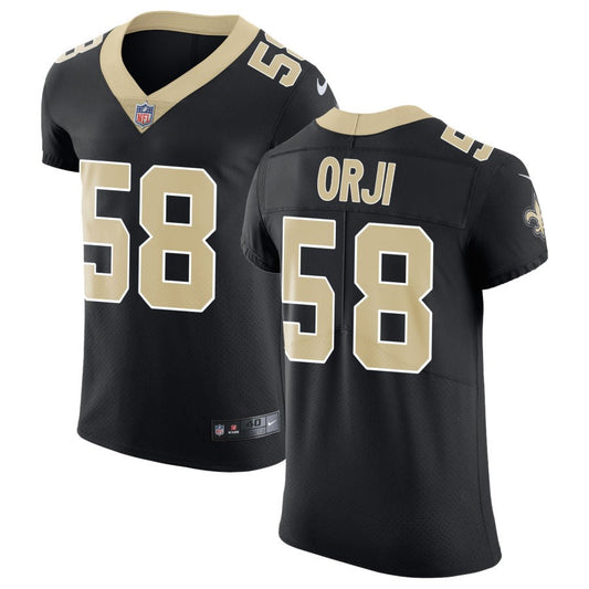 Anfernee Orji New Orleans Saints Nike Vapor Untouchable Elite Jersey - Black