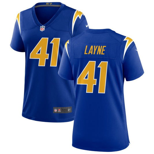 Raheem Layne Los Angeles Chargers Nike Women's Alternate Game Jersey - Royal