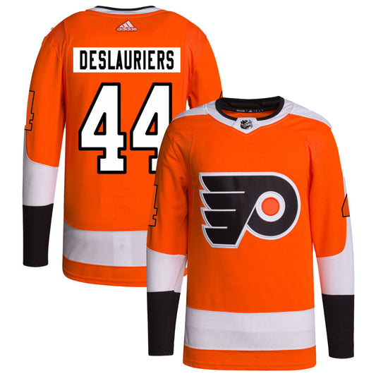 Nicolas Deslauriers Philadelphia Flyers adidas Home Primegreen Authentic Pro Jersey - Orange