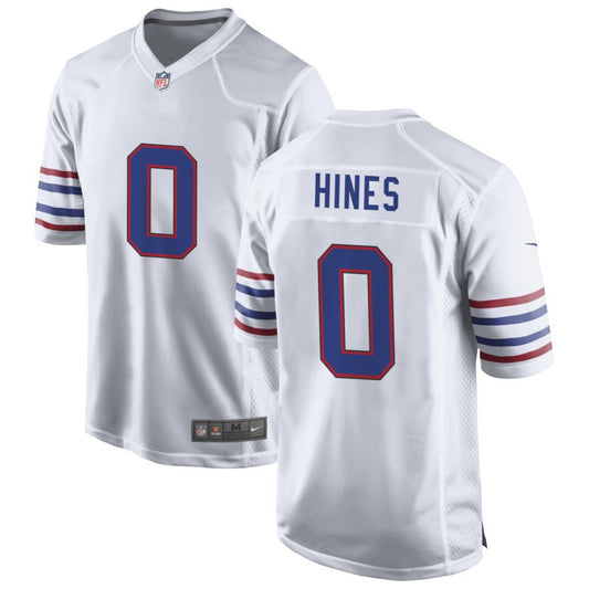 Nyheim Hines Buffalo Bills Nike Alternate Game Jersey - White