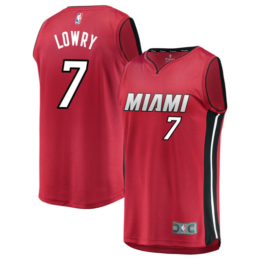 Kyle Lowry Miami Heat Fanatics Branded Fast Break Jersey - Red - Statement Edition