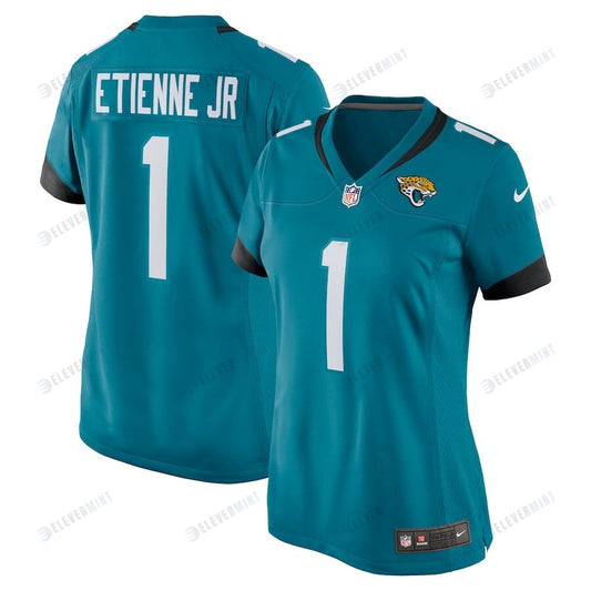 Travis Etienne 1 Jacksonville Jaguars Women's Game Jersey - Teal